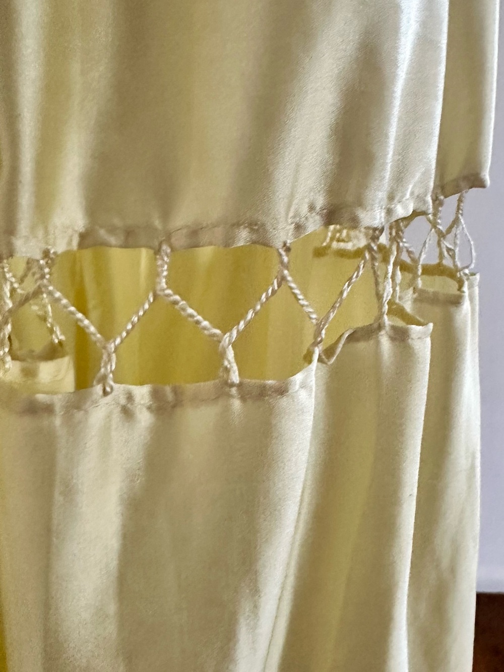 Free People Butter Yellow Tiered Maxi Skirt Boho Prairie Festival High Waist XS - Picture 7 of 9